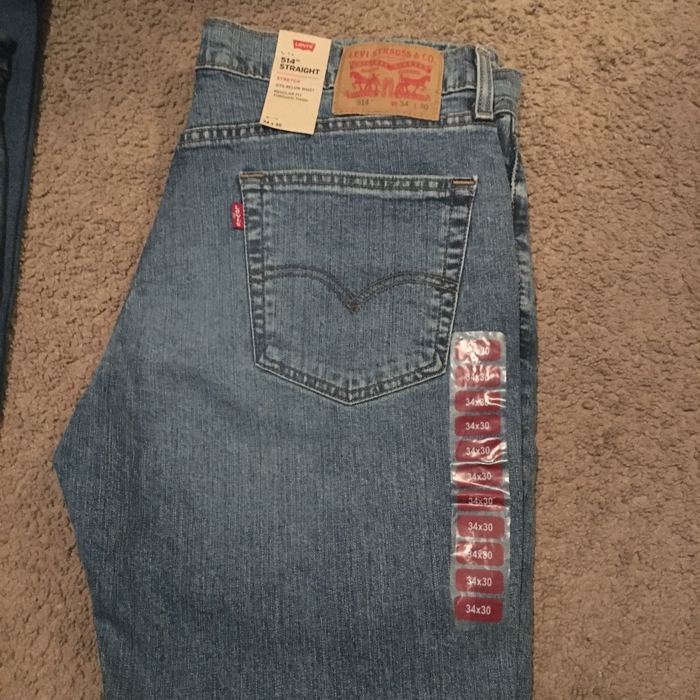 Levi Strauss 514 Straight Fit 34x30
